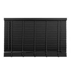 Houten Jaloezie Zwart - 200x210 cm