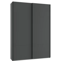 Kledingkast Aalst Donkergrijs - 135x210x65 cm
