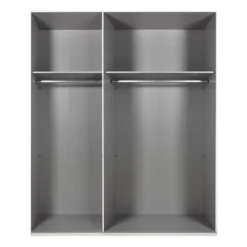 Kledingkast Aalst Taupe - 135x210x65 cm