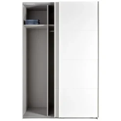 Kledingkast Aalst Wit - 135x210x65 cm