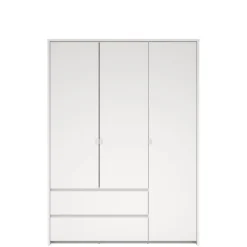 Kledingkast Atlanta Wit - 149x202x58 cm