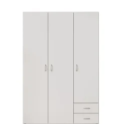 Kledingkast Baarlo Wit - 120x176x52 cm