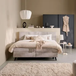 Kledingkast Bakel Donkergrijs - 200x216x65 cm