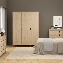 Kledingkast Dallas Eiken - 150x199x59