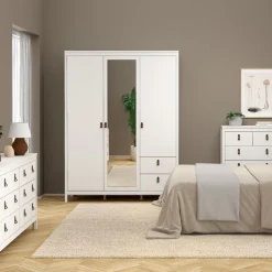 Kledingkast Dallas Wit - 150x199x59