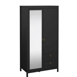 Kledingkast Dallas Zwart - 103x199x59