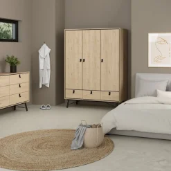 Kledingkast Denver Eiken - 150x200x60 cm