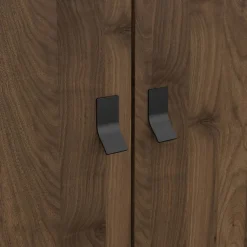 Kledingkast Denver Zwart / Walnoot - 150x200x60 cm