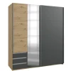 Kledingkast Dongen Grijs - 179x198x64 cm
