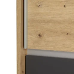 Kledingkast Dongen Grijs - 179x198x64 cm