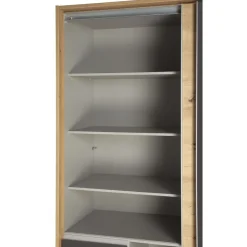 Kledingkast Dongen Grijs - 179x198x64 cm