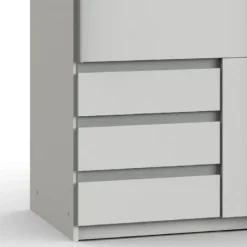 Kledingkast Elsen Wit - 135x198x64 cm