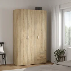 Kledingkast Harper Naturel - 116x201x50 cm