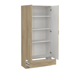 Kledingkast Harper Naturel - 80x171x36 cm