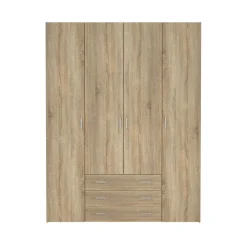 Kledingkast Harper Naturel - 154x201x50 cm