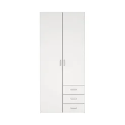 Kledingkast Harper Wit - 78x176x36 cm