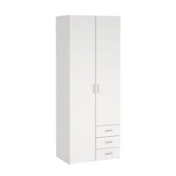 Kledingkast Harper Wit - 78x201x50 cm