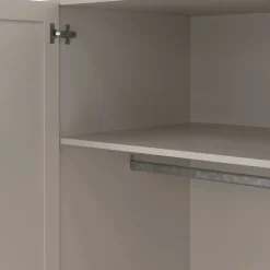 Kledingkast Indy Taupe - 196x200x62 cm