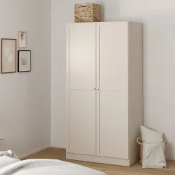 Kledingkast Indy Taupe - 99x200x62 cm