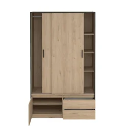 Kledingkast Jasper Eiken - 121x200x60 cm