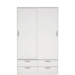 Kledingkast Jasper Wit - 121x200x60 cm