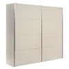 Kledingkast Legado Beige / Wit - 253x236x65 cm