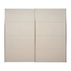 Kledingkast Legado Beige / Wit - 253x236x65 cm