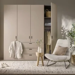 Kledingkast Legado Beige - 200x220x57 cm