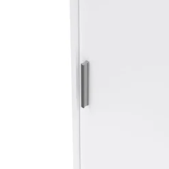 Kledingkast Luna Hoogglans Wit - 177x201x60 cm