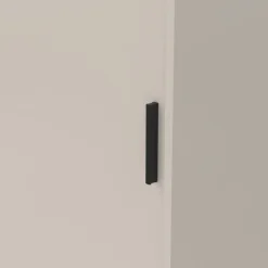 Kledingkast Luna Taupe - 119x201x60 cm