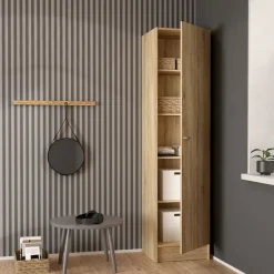 Kledingkast Miami Naturel - 49x200x47 cm