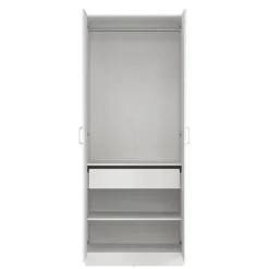 Kledingkast Miami Wit - 79x200x50 cm