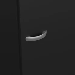 Kledingkast Miami Zwart - 49x200x47 cm