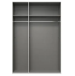 Kledingkast Oss Donkergrijs - 150x216x58 cm