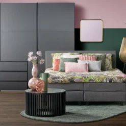 Kledingkast Oss Donkergrijs - 200x236x65 cm