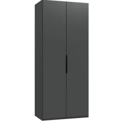 Kledingkast Oss Donkergrijs - 100x236x58 cm