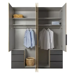 Kledingkast Oss Naturel - 200x236x58 cm