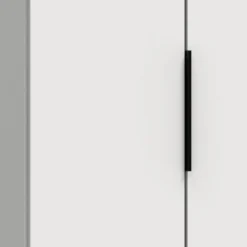 Kledingkast Oss Wit - 200x216x58 cm