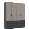 Kledingkast Rivas Taupe - 200x236x58 cm