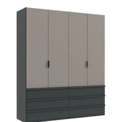 Kledingkast Rivas Taupe - 200x236x58 cm
