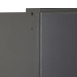 Kledingkast Stolpen Grafiet - 135x199x58 cm