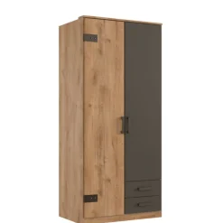 Kledingkast Stratum Naturel - 90x199x58 cm