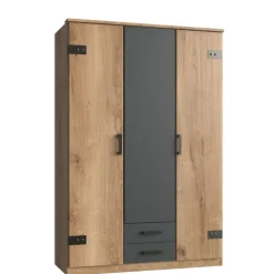 Kledingkast Stratum Naturel - 135x199x58 cm