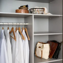 Kledingkast Toledo Grafiet - 180x199x58 cm