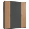 Kledingkast Veghel Donkergrijs - 180x210x58 cm