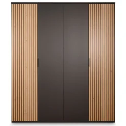 Kledingkast Veghel Donkergrijs - 180x210x58 cm