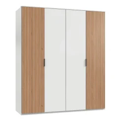 Kledingkast Veghel Wit - 180x210x58 cm