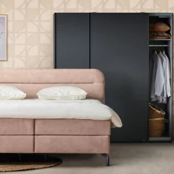 Kledingkast Vught Donkergrijs - 179x198x64 cm