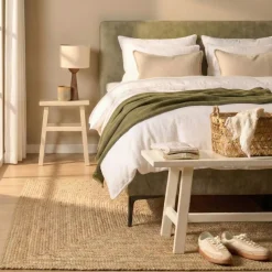 Kruk Monto Grijs / Beige - 40x20 cm