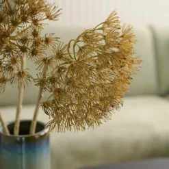 Kunstbloem Heracleum Bruin - 80 cm